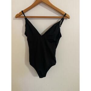 Kona Sol Swimsuit Black One Piece Size Small